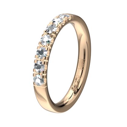 Glinsterende geheel geelgouden Memoirering 11144. Laat jij jouw unieke Memoirering meegroeien met al die mooie momenten in je leven?