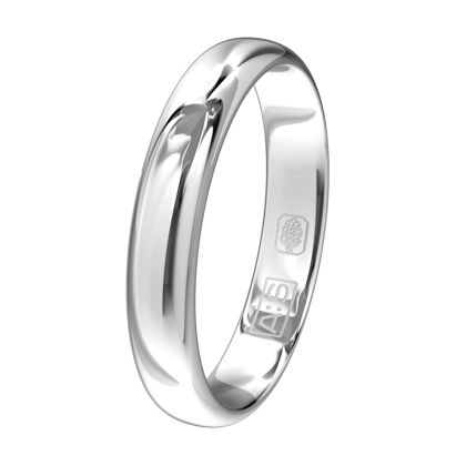 Een elegante ring met een bolle buitenkant, ronde zijkanten en een licht bolle binnenkant. Een klassieke ring van zeer hoge kwaliteit en duurzaamheid!