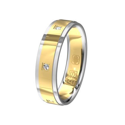 Let's sparkle! Een glanzende ring met 6 gelijke vlakken evenredig verdeeld over de gehele ring. Een plaatje!